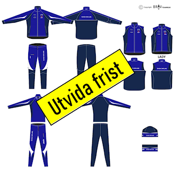 Klubbtøy - utvida frist!